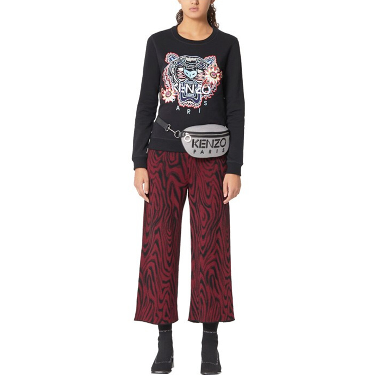 (Women) KENZO Black Tiger Embroidery Crewneck Sweatshirt F962SW7124XO-99 圖 3