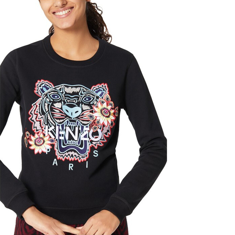 (Women) KENZO Black Tiger Embroidery Crewneck Sweatshirt F962SW7124XO-99 圖 5