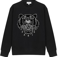 (W) 겐조 블랙 타이거 자수 벨벳 크루넥 스웻셔츠 FA62SW8244XJ-99 Order (W) 겐조 블랙 타이거 자수 벨벳 크루넥 스웻셔츠 FA62SW8244XJ-99