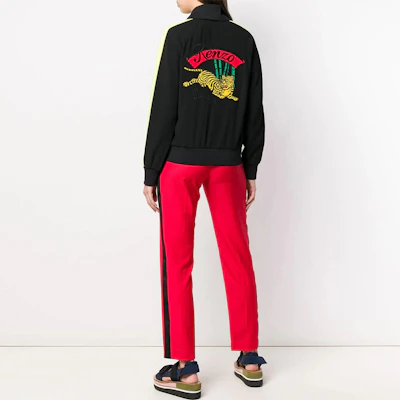 (W) Kenzo 黑色虎頭圖案休閒外套 F952BL0915AC-99 Shop (W) Kenzo 黑色虎頭圖案休閒外套 F952BL0915AC-99