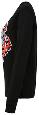 (Women) Kenzo Black Tiger Head Embroidered Pullover Sweatshirt F962SW7054XA-99A Shop (Women) Kenzo Black Tiger Head Embroidered Pullover Sweatshirt F962SW7054XA-99A