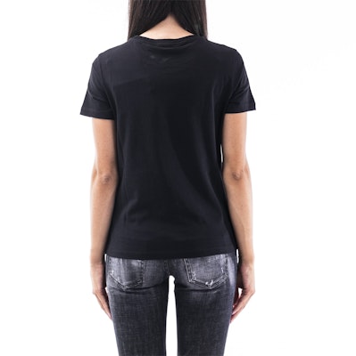 (W) Camiseta Negra de Manga Corta con Gráfico de Cabeza de Tigre KENZO. FA62TS8464YB-99 Purchase (W) Camiseta Negra de Manga Corta con Gráfico de Cabeza de Tigre KENZO. FA62TS8464YB-99