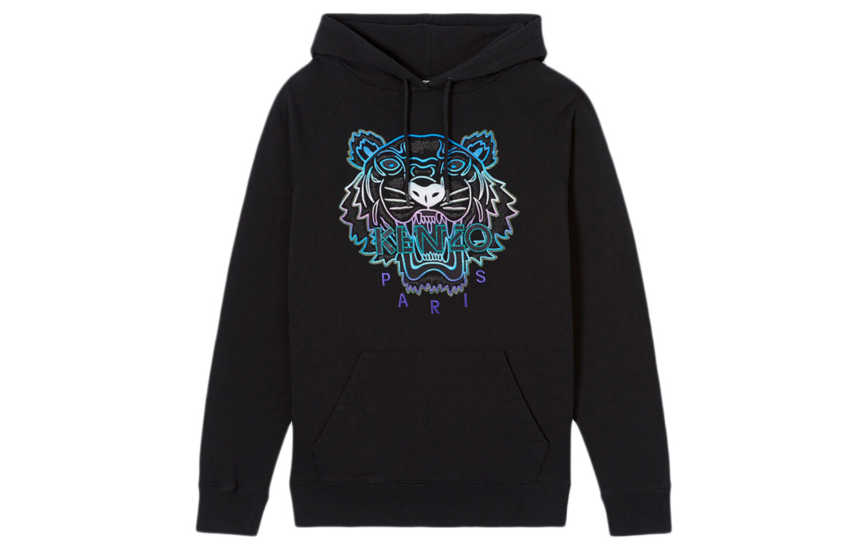 Order (Women) KENZO Black Tiger Head Hoodie Sweatshirt F962SW7704X7-99