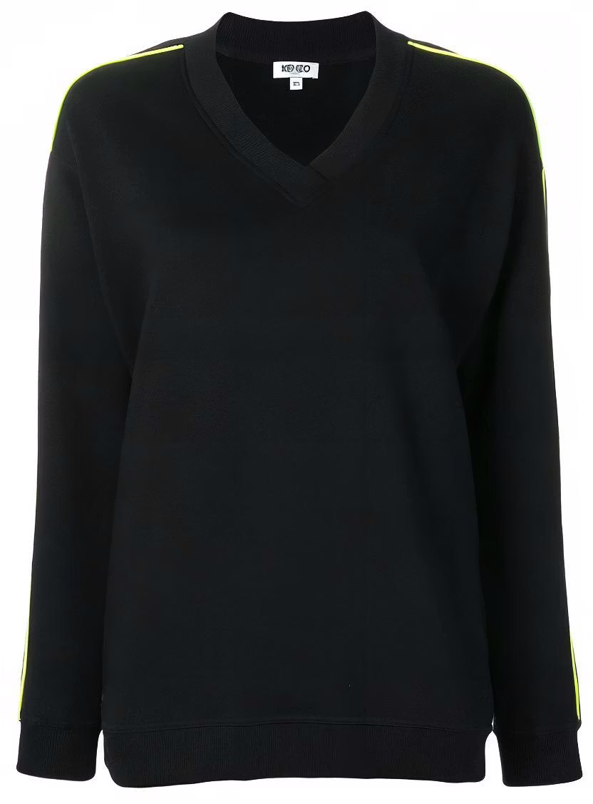 women-kenzo-black-v-neck-stripe-logo-sweatshirt-f952-sw-774952-99-b