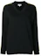 Buy (Women) Kenzo Black V-Neck Stripe Logo Sweatshirt F952SW774952-99B