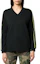 Lookbook (Women) Kenzo Black V-Neck Stripe Logo Sweatshirt F952SW774952-99B