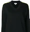 Details for (Women) Kenzo Black V-Neck Stripe Logo Sweatshirt F952SW774952-99B