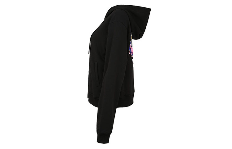 (Women) KENZO Black Zip-Up Hoodie with Embroidered Tiger Head on Back F962BL7214XA-99 圖 4