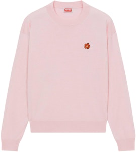 (W) ケンゾー ボケ フラワー 刺繍 ウール ジャンパー ピンク クルーネック セーター FD52PU3813LB-34 Buy (W) ケンゾー ボケ フラワー 刺繍 ウール ジャンパー ピンク クルーネック セーター FD52PU3813LB-34