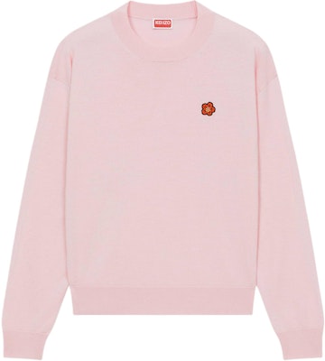 (W) ケンゾー ボケ フラワー 刺繍 ウール ジャンパー ピンク クルーネック セーター FD52PU3813LB-34 Buy (W) ケンゾー ボケ フラワー 刺繍 ウール ジャンパー ピンク クルーネック セーター FD52PU3813LB-34