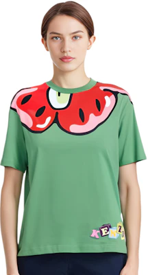 (W) KENZO 花卉 SS23 BOKE BOY 图案印花绿色短袖T恤 FD52TS0224SG-57 Shop (W) KENZO 花卉 SS23 BOKE BOY 图案印花绿色短袖T恤 FD52TS0224SG-57