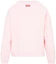 Lookbook (W) KENZO Boke Flower SS23 Pink Logo Crewneck Sweatshirt Wanita. FD52SW0364ME-34