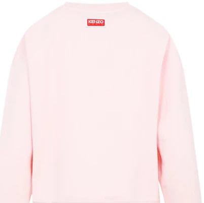 (W) KENZO Boke Flower SS23 Pink Logo Crewneck Sweatshirt Wanita. FD52SW0364ME-34 Sizing (W) KENZO Boke Flower SS23 Pink Logo Crewneck Sweatshirt Wanita. FD52SW0364ME-34