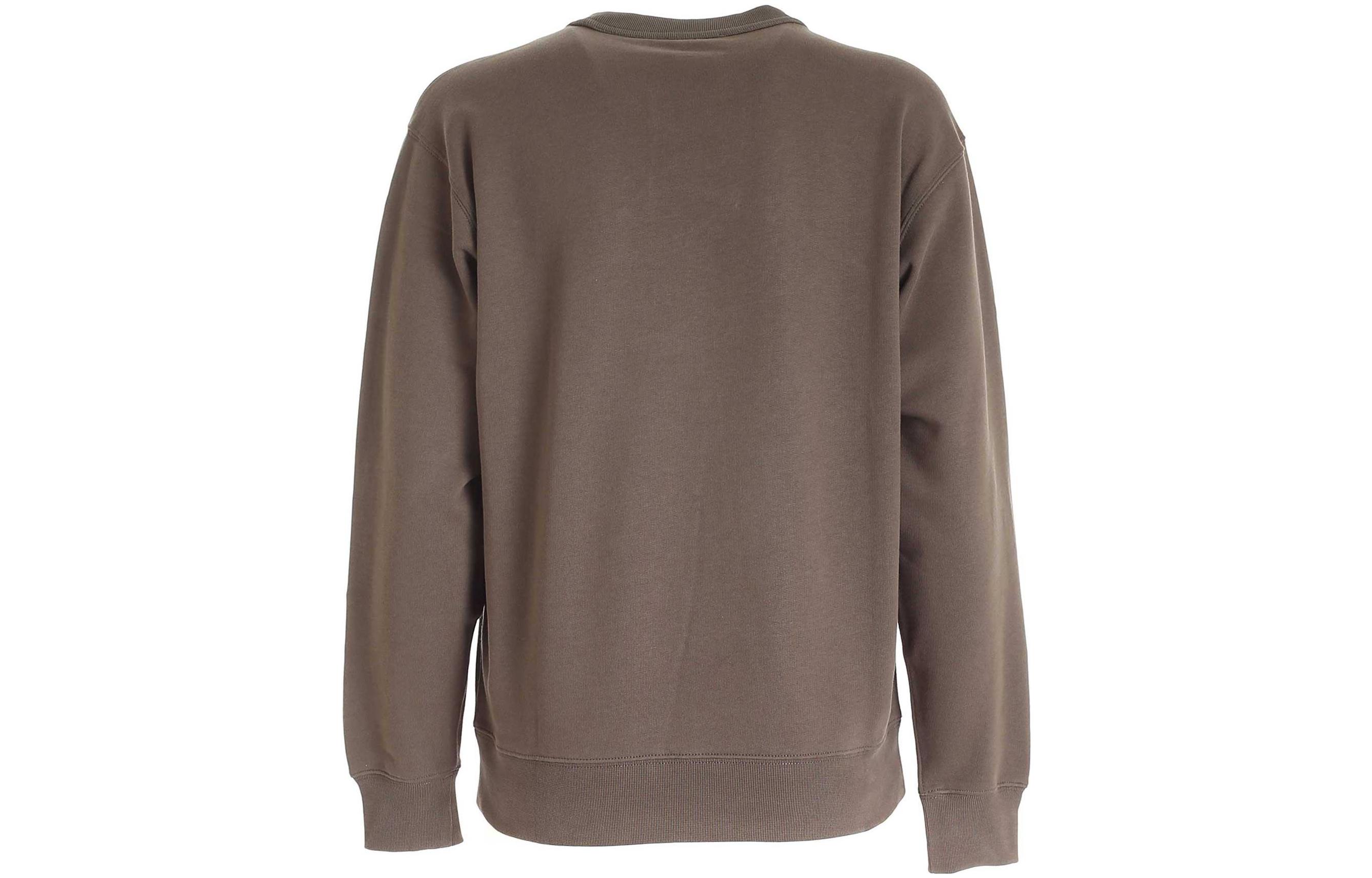 (Women) Kenzo Brown Crewneck Pullover Sweatshirt with Logo Print FB62SW8214ML-52 圖 3