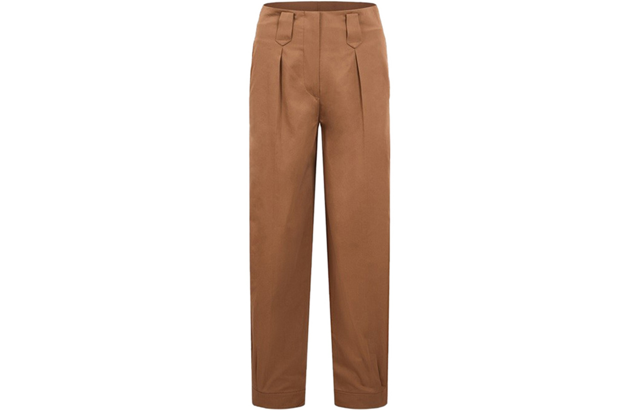 (Women) KENZO Brown Slim Fit Casual Pants FA62PA0229CU-87