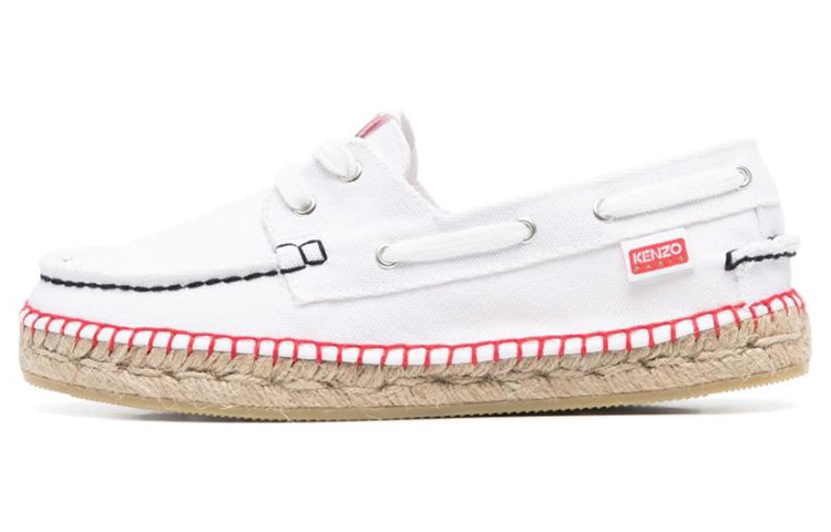 (W) Kenzo Canvas 'CMFT Casual' Deck Shoe 'White'