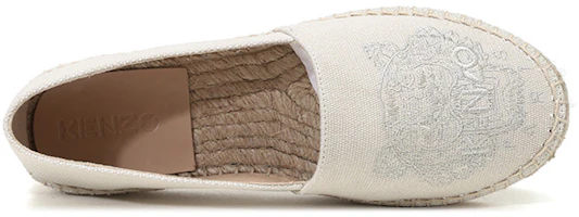 Purchase (W) Kenzo 帆布渔夫鞋 '虎头刺绣 米色' FA62ES180F70-03