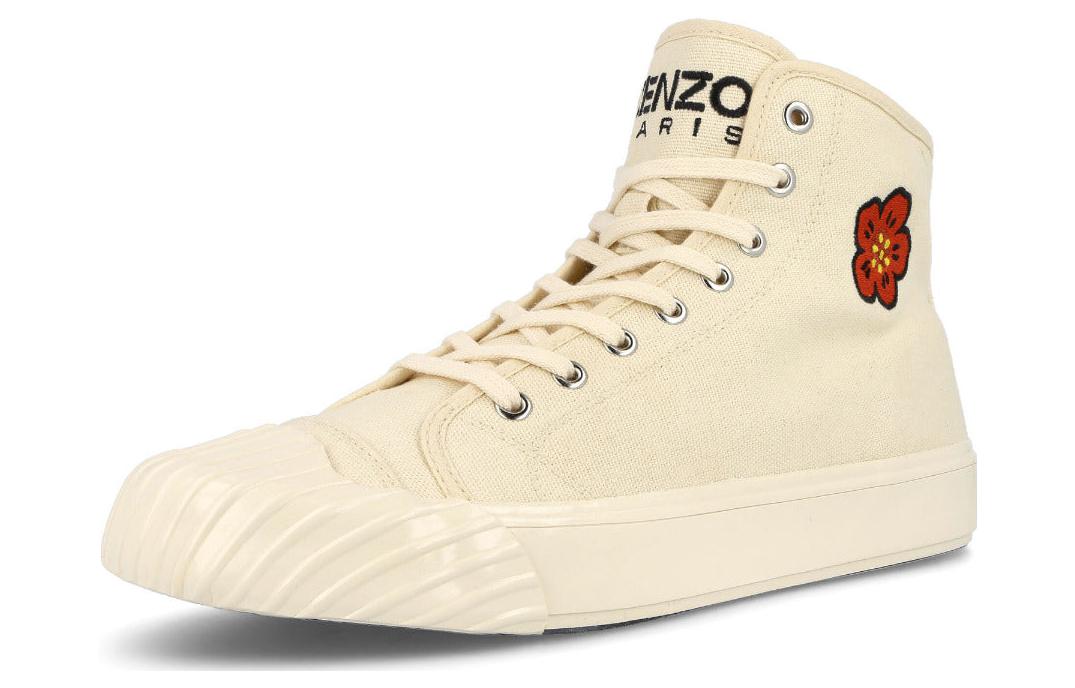 Lookbook (W) Kenzo Canvas Hoge Schoen ''Floral Embroidery Wit'' FD52SN020F73.04
