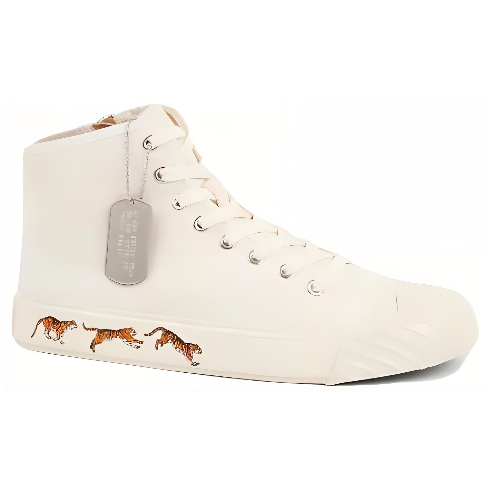 Order (W) Kenzo 帆布高帮系带运动鞋 '潮流米色' FC62SN020F50.02