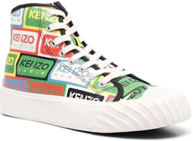 Lookbook (W) Kenzo 帆布多色系带高帮时尚休闲鞋 FD52SN020F75.MU.37