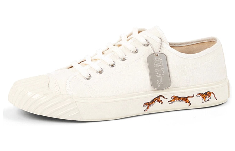 (Women) Kenzo Canvas Lace-Up Low Top 'White Fashion' FC62SN010F50.02