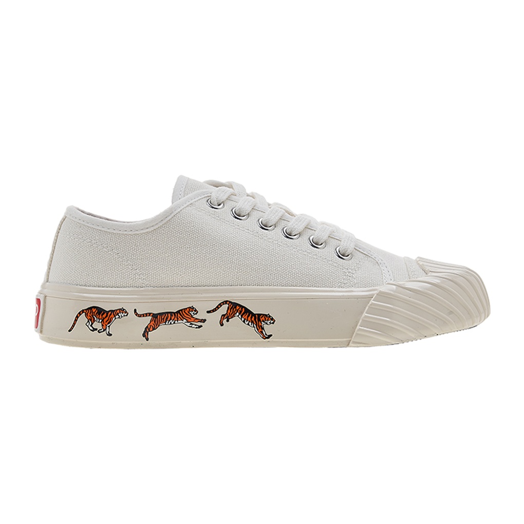 (W) Kenzo Canvas Lace-Up Low Top 'White Fashion' 圖 2