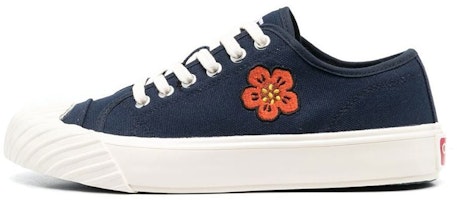(Women) Kenzo Canvas Lace-Up 'Fashion Blue' FD52SN010F73.77 (Women) Kenzo Canvas Lace-Up 'Fashion Blue' FD52SN010F73.77