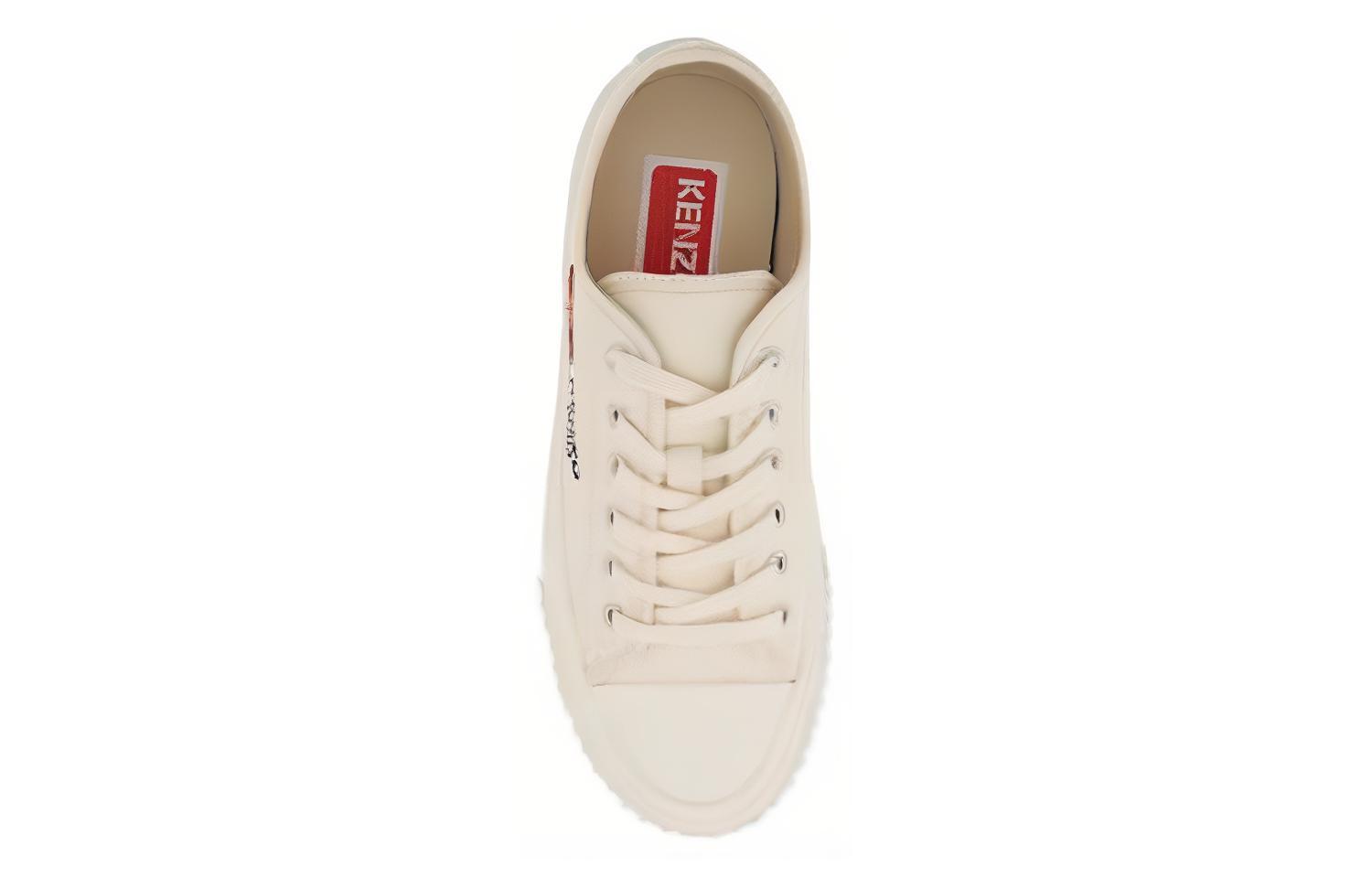 Shop (Women) Kenzo Canvas Low-Top 'Simplicity' FE52SN015F73-04