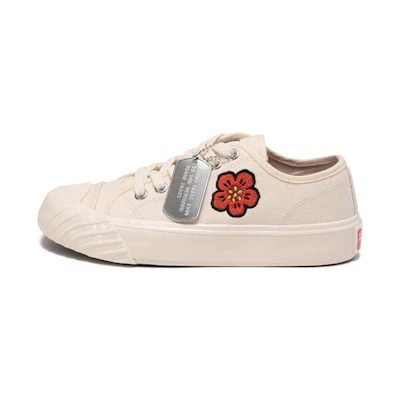 (W) Kenzo Canvas Low 'Begonia Embroidery Cream'