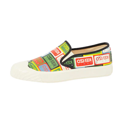 (W) Kenzo Canvas Slip-On 'Multi-Color Print'