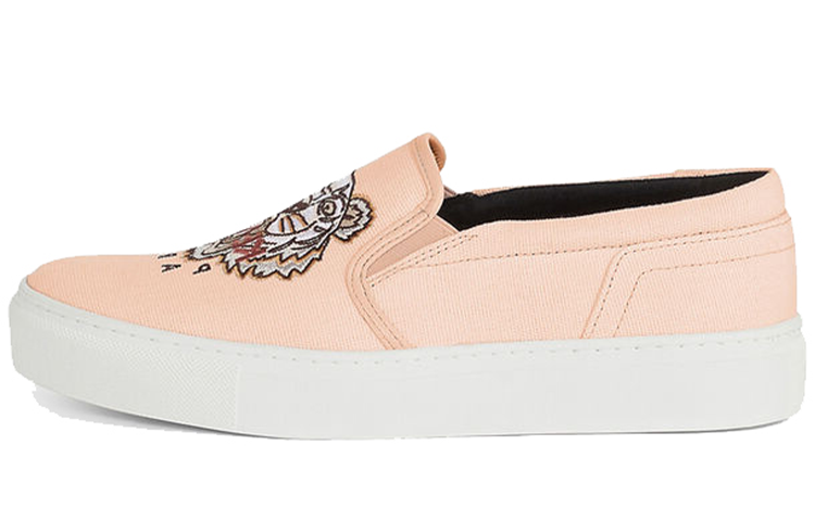 Buy KENZO 高田賢三 帆布 老虎圖案 套穿時尚板鞋 女款 粉色