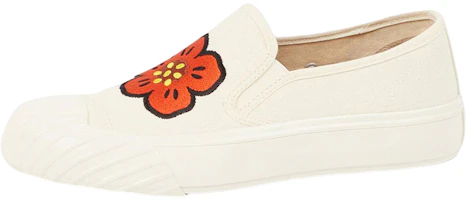 (Women) Kenzo Canvas Slip-On Low-Top 'Fashion White' FD52SN005F73.04.36 (Women) Kenzo Canvas Slip-On Low-Top 'Fashion White' FD52SN005F73.04.36