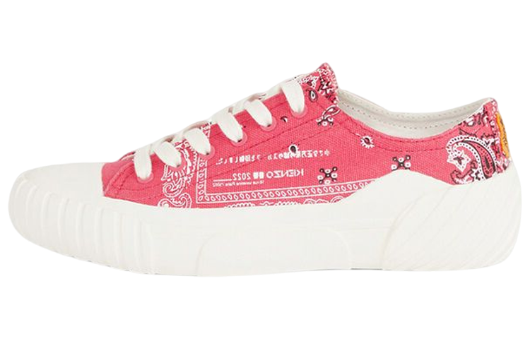 (W) Kenzo Canvas Sneakers 'Pink Bandana'