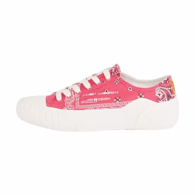 (W) Kenzo Canvas Sneakers 'Pink Bandana'