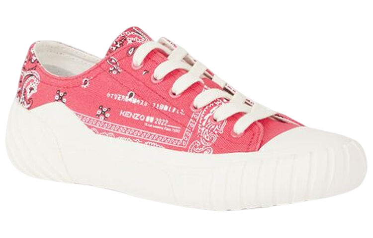(W) Kenzo Canvas Sneakers 'Pink Bandana' 圖 2