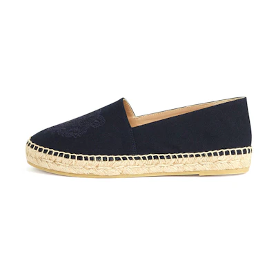 (W) Kenzo Canvas Tiger Espadrilles 'Black'