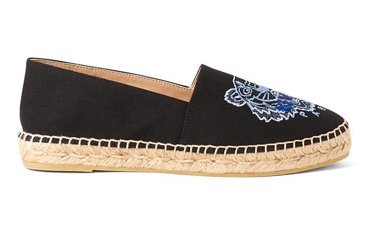 (W) Kenzo Canvas Tiger Espadrilles 'Black' 圖 2