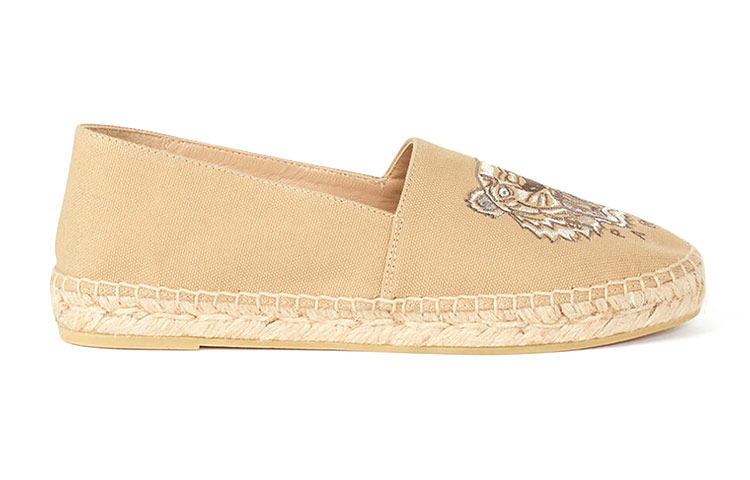 (W) Kenzo Canvas Tiger Espadrilles 'Embroidered Tiger Cream' 圖 2