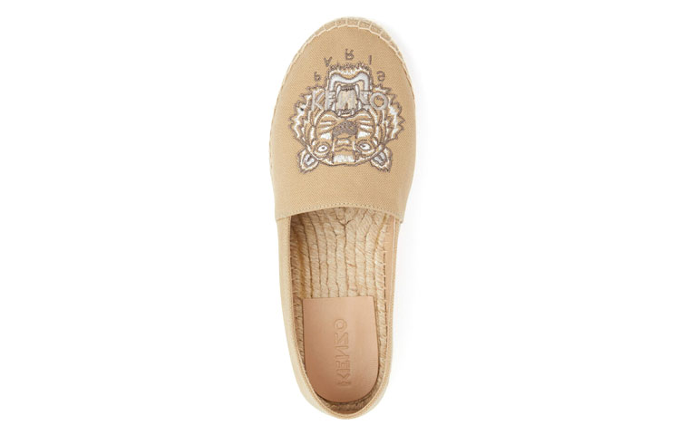 (W) Kenzo Canvas Tiger Espadrilles 'Embroidered Tiger Cream' 圖 4