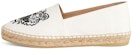 (W) Kenzo Kasut Espadrille Kanvas Harimau 'Putih' FB52ES180F7002-36