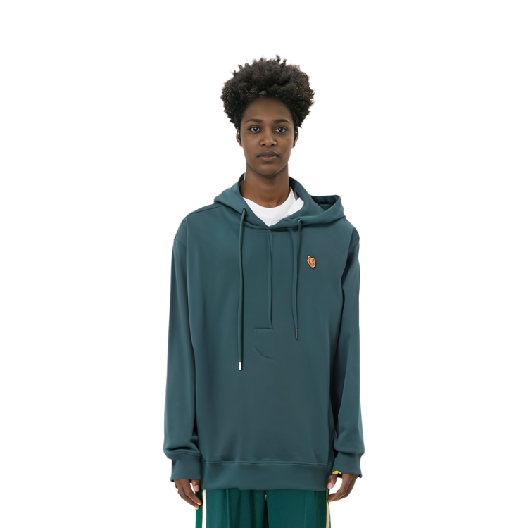 Purchase (W) KENZO Sudadera Casual con Capucha Verde Oscuro FA62SW6614MO-73