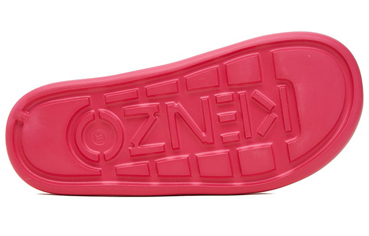 (W) Kenzo Classic Fashion Rubber Slides 'Tiger Pink' 圖 5