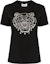 Buy (W) KENZO Klasik Logo Harimau Baju T-Shirt Hitam Crewneck Bersulam FB52TS9124SL-99