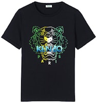 (Women) KENZO Classic Multicolor Tiger Graphic Tee Women’s Black FA5-2TS826-4YH-99 (Women) KENZO Classic Multicolor Tiger Graphic Tee Women’s Black FA5-2TS826-4YH-99