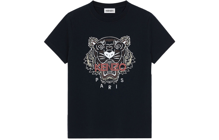 (Women) KENZO Classic Tiger FW21 Embroidered Graphic Loose T-Shirt Women’s Black FB62TS8464YB-99 圖 2