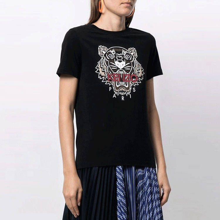 (Women) KENZO Classic Tiger FW21 Embroidered Graphic Loose T-Shirt Women’s Black FB62TS8464YB-99 圖 6