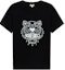 Buy (W) KENZO Camiseta Negra Regular Fit con Logo Clásico de Tigre en el Pecho PF762TS8494YG-99