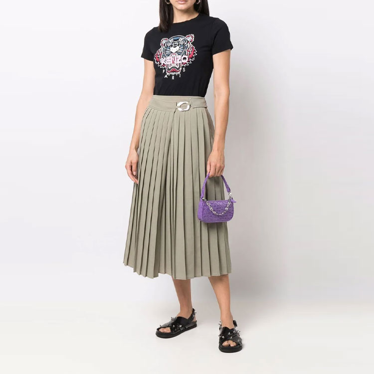 (Women) KENZO Classic Tiger Logo Print Crewneck T-Shirt Black  SS22. FC52TS8464YM-99 圖 4