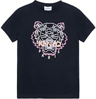 (Women) KENZO Classic Tiger Print T-Shirt Black FC52TS8464YG-99 (Women) KENZO Classic Tiger Print T-Shirt Black FC52TS8464YG-99