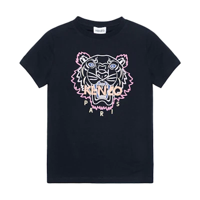 (Women) KENZO Classic Tiger Print T-Shirt Black FC52TS8464YG-99